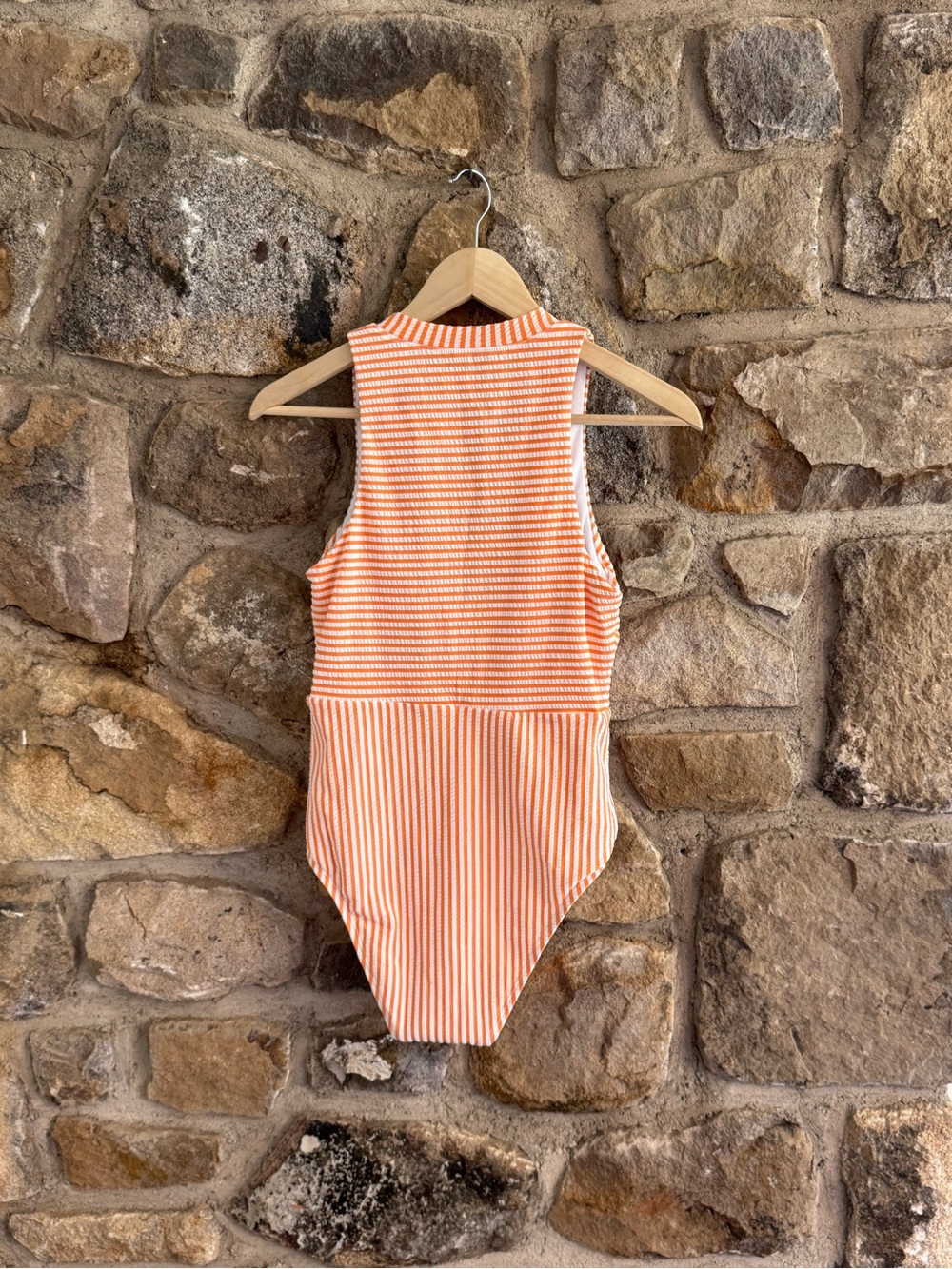 Splendid orange stripe bathing suit medium - Picture 8 of 9